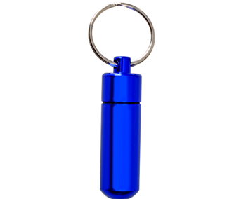 Blue keychain