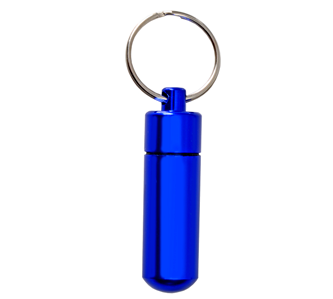 Blue keychain